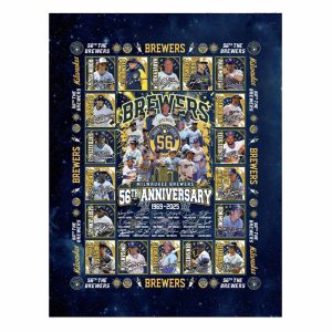 Brewers 56th Anniversary 1969 2025 Blanket