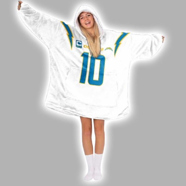 10 Chargers Football Unisex Blanket Hoodie