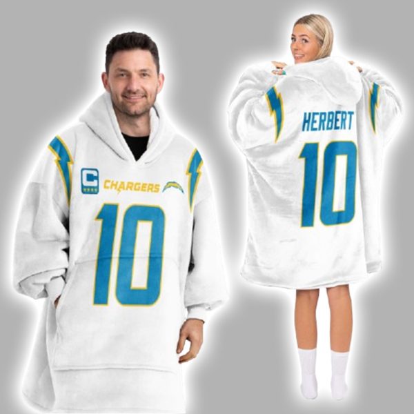 10 Chargers Football Unisex Blanket Hoodie
