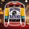 2025 Baltimore Ravens EST 1996 Ugly Christmas Sweater