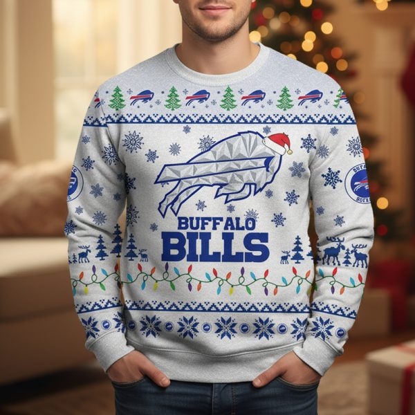 2025 Bills Rivalries Cold Front Ugly Christmas Sweater