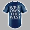 2025 Mariners AL West Division Champions We Own The West Jersey