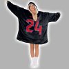24 Houston Football Unisex Blanket Hoodie