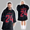 24 Houston Football Unisex Blanket Hoodie