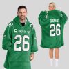 26 Eagles Football Unisex Blanket Hoodie