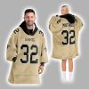32 New Orleans Football Unisex Blanket Hoodie
