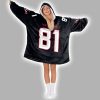 81 Houston Football Unisex Blanket Hoodie