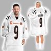9 Bengals Football Unisex Blanket Hoodie