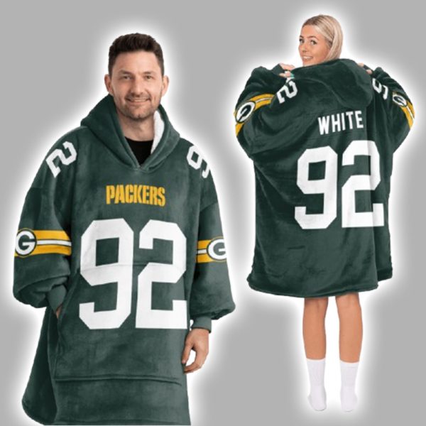 92 Packers Football Unisex Blanket Hoodie