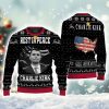 A True Patriot Charlie Kirk 1993 2025 Ugly Christmas Sweater