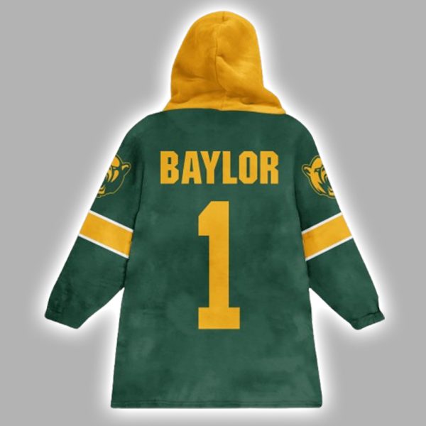 Baylor #1 Football Unisex Blanket Hoodie