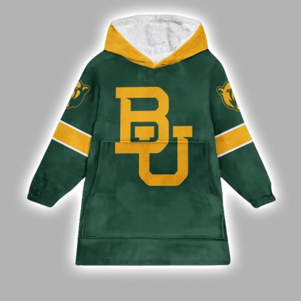 Baylor #1 Football Unisex Blanket Hoodie