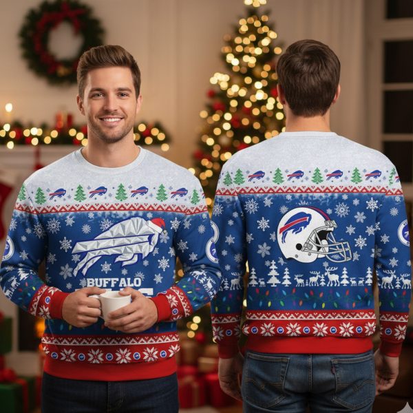 Bills 2025 2026 Rivalries Ugly Christmas Sweater