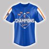 Brooklyn Cyclones 2025 South Atlantic League Champions Jersey