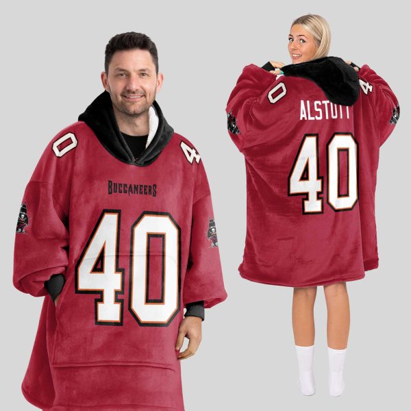 Buccaneers Football Unisex Blanket Hoodie