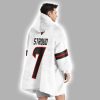C.J.S 7 Texans Football Unisex Blanket Hoodie