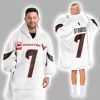 C.J.S 7 Texans Football Unisex Blanket Hoodie
