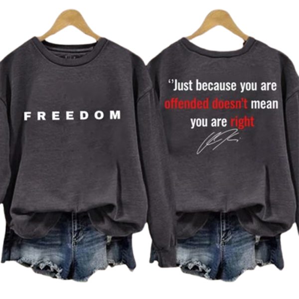 Charlie Kirk Freedom Two Sided SweatShirt