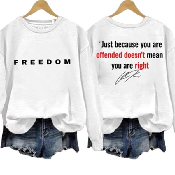 Charlie Kirk Freedom Two Sided SweatShirt