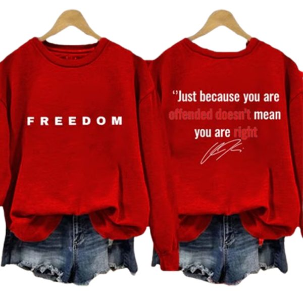 Charlie Kirk Freedom Two Sided SweatShirt