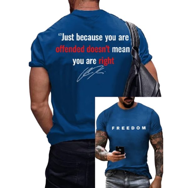 Charlie Kirk Freedom Two Sided T Shirt