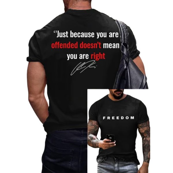 Charlie Kirk Freedom Two Sided T Shirt
