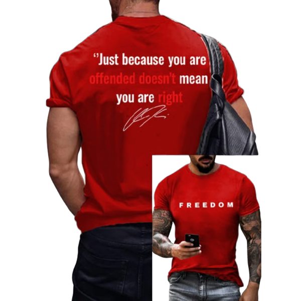 Charlie Kirk Freedom Two Sided T Shirt