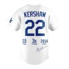Clayton Kershaw Thanks For The Legendary Memories Jersey