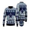 Dallas Cowboys Wool Ugly Christmas Sweater 2025