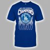 Dodgers NL West Division Champions 2025 Two Sided Shirt