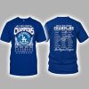 Dodgers NL West Division Champions 2025 Two Sided Shirt