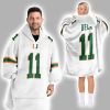 Dolphins John Beck 11 Football Unisex Blanket Hoodie
