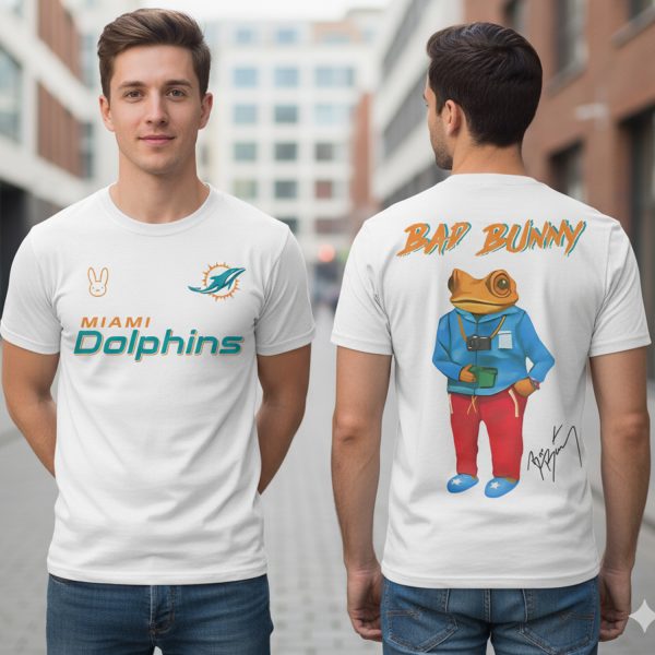 Dolphins x Bad Bunny T shirt