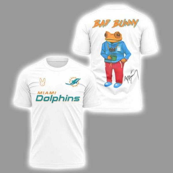 Dolphins x Bad Bunny T shirt