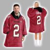 E 2 Tampa Bay Football Unisex Blanket Hoodie