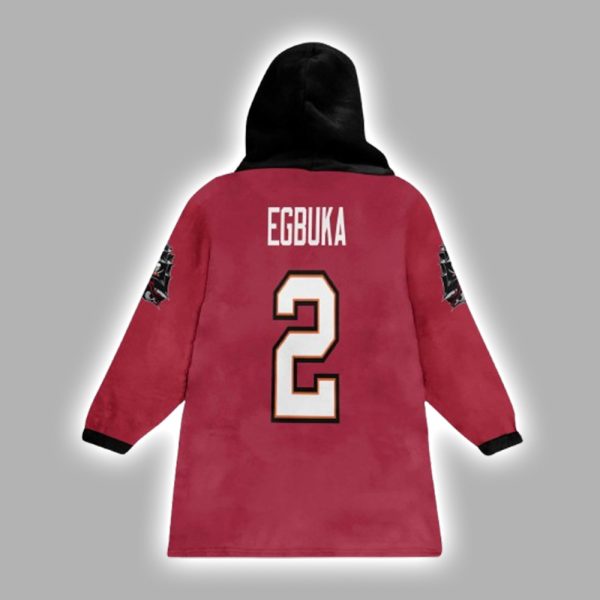 E 2 Tampa Bay Football Unisex Blanket Hoodie