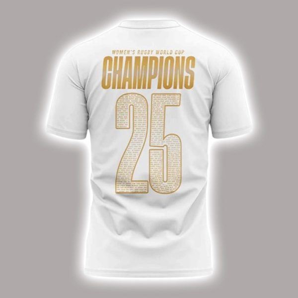 England 2025 Rugby World Cup Champions Shirt