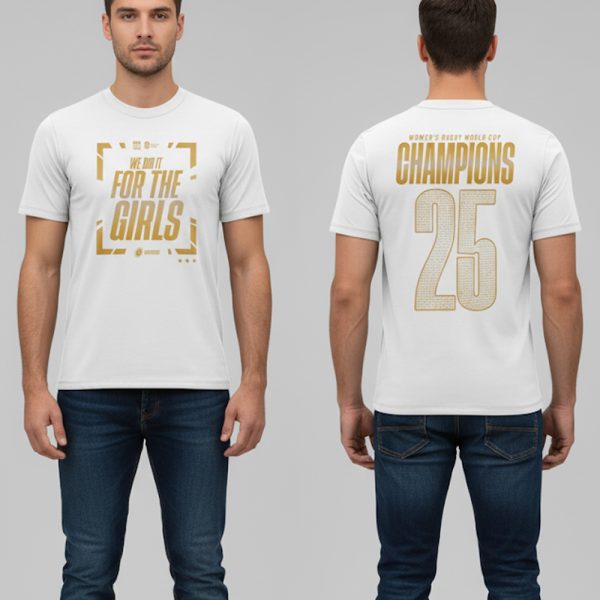 England 2025 Rugby World Cup Champions Shirt