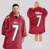 Falcons Football Unisex Blanket Hoodie