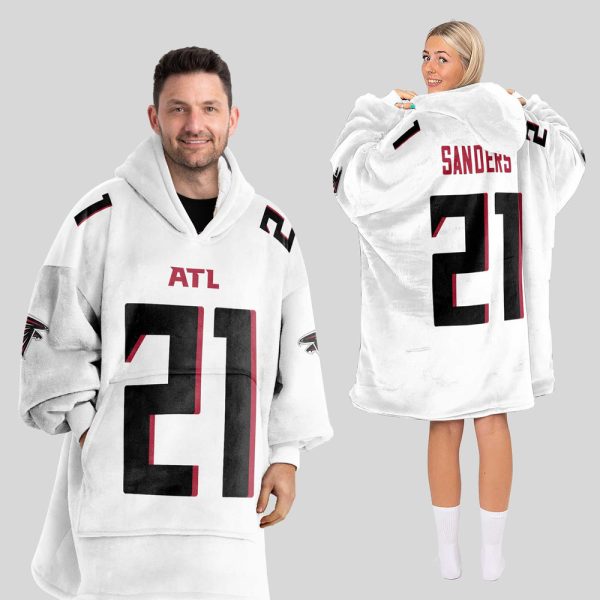 Falcons Football Unisex Blanket Hoodie