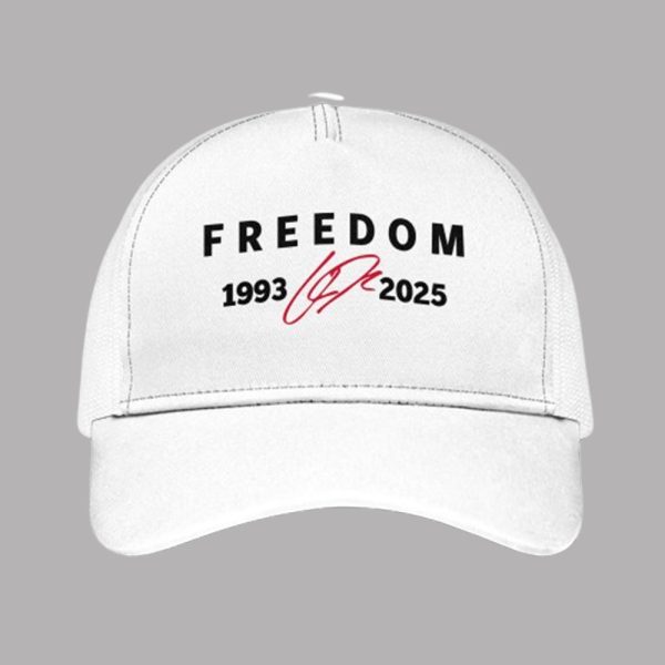 Freedom Charlie Kirk 1993 2025 Mesh Trucker Cap