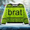 Green Brat Y2K Ugly Christmas Sweater