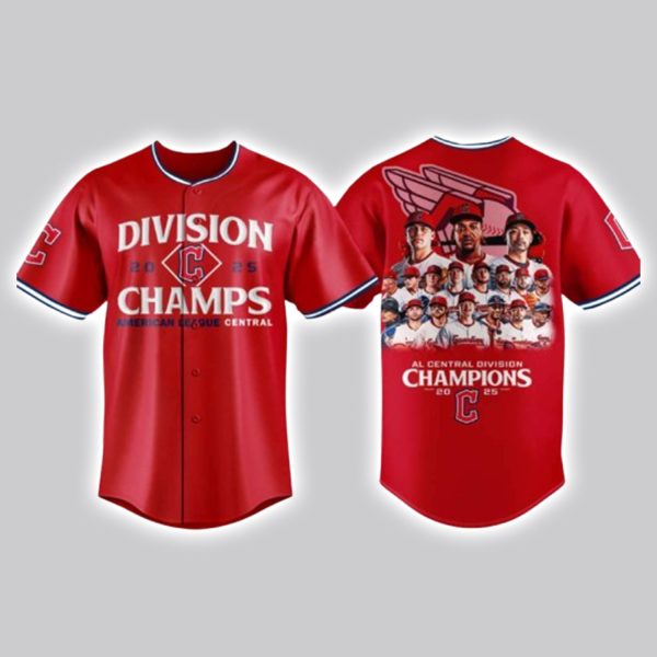 Guardians 2025 AL Central Division Champions Jersey