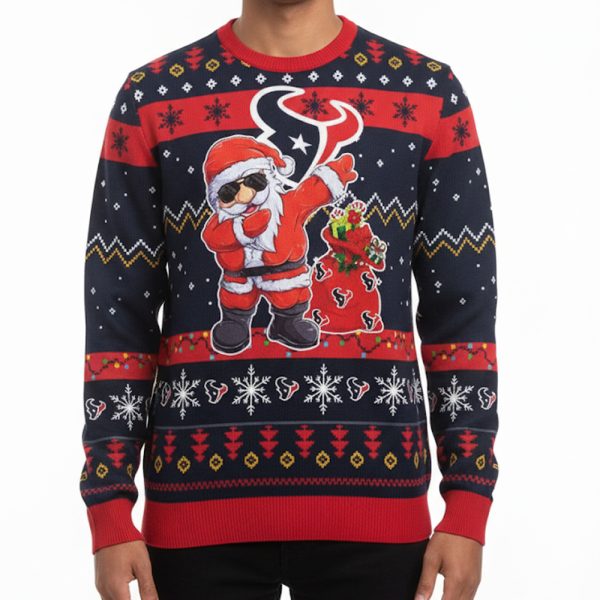 Houston Texans Ugly Christmas Sweater 2025
