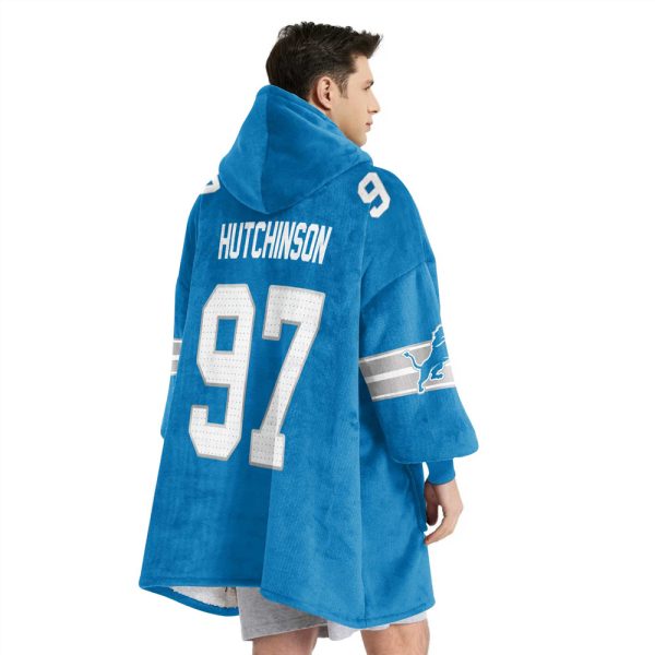 Lions Football 97 Unisex Blanket Hoodie