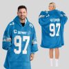 Lions Football 97 Unisex Blanket Hoodie