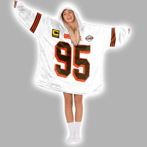 M.G 95 Browns Football Unisex Blanket Hoodie