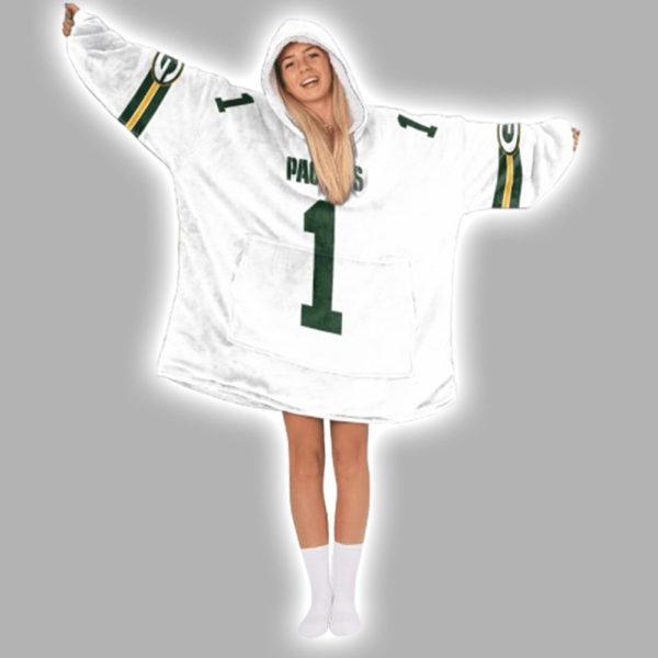 M.P 1 Packers Football Unisex Blanket Hoodie