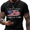 Men's A True Patriot Printed Casual T shirt