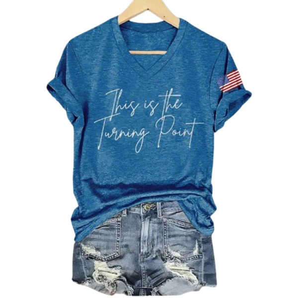 Charlie Kirk This Is The Turning Point Print T Shirt